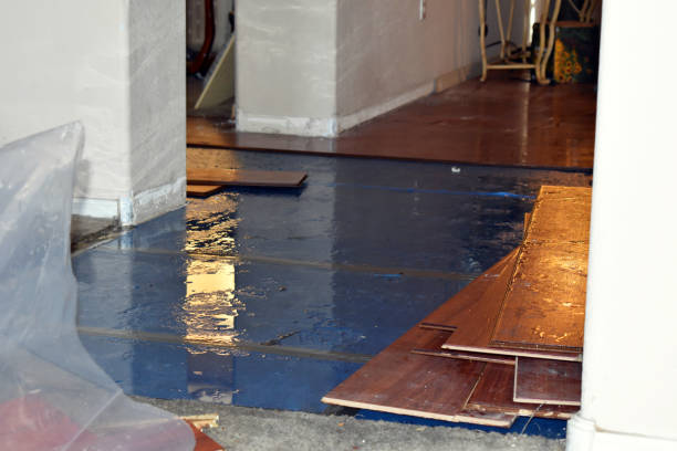 Professional Burst Pipe Cleanup technician working in Lemon Springs, NC